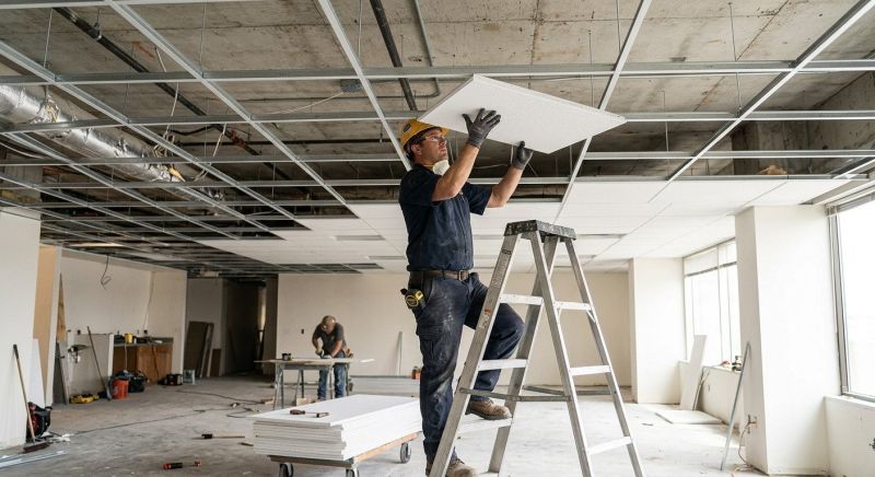 Drop Ceiling Installation in Longmont, CO