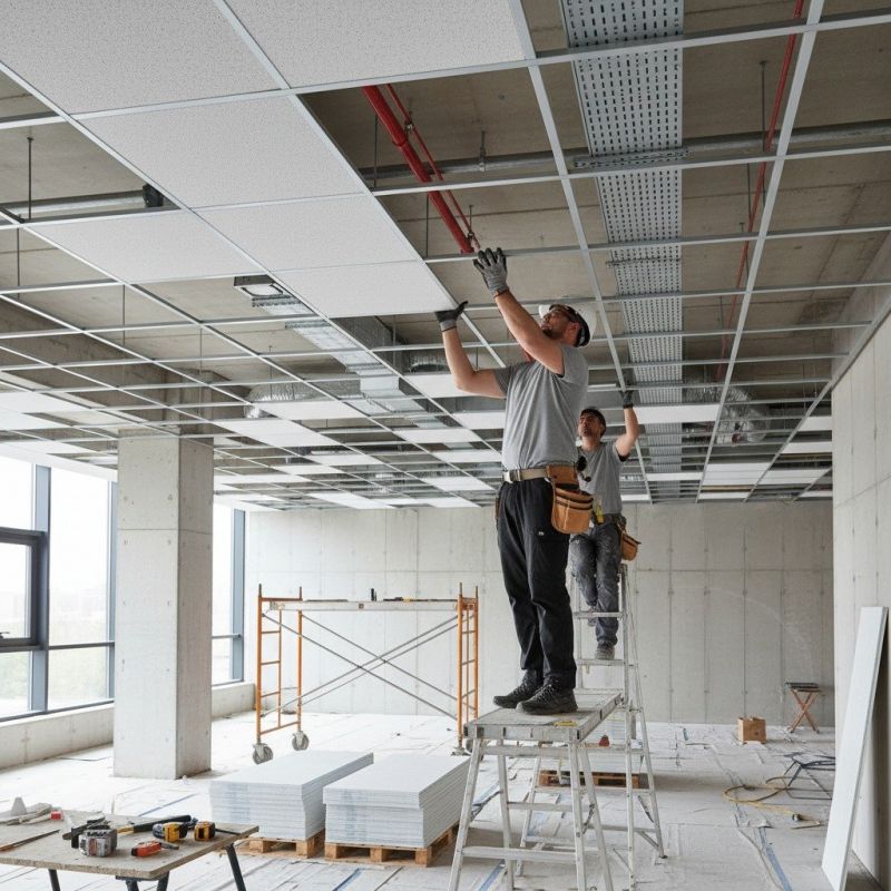 T Bar Ceiling Installation