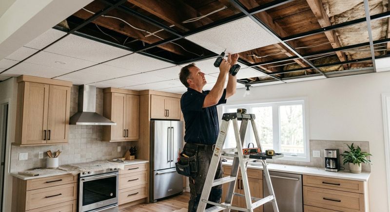 T Bar Ceiling Installation in Boulder, CO
